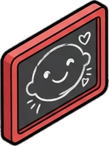Collectibles, a sticker from the The Kindergarten world