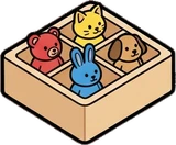 Collectibles, a sticker from the The Kindergarten world