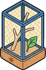 Pet beds and homes, a sticker from the The Kindergarten world