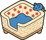 Pet beds and homes, a sticker from the The Kindergarten world