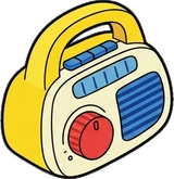 Gadgets and devices, a sticker from the The Kindergarten world