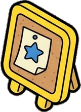 Baskets and floor things, a sticker from the The Kindergarten world