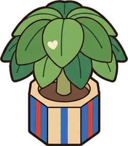 Floor plants, a sticker from the The Kindergarten world