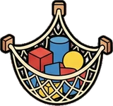 Garlands and hanging things, a sticker from the The Kindergarten world