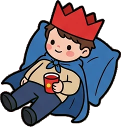 People lying down, a sticker from the The Kindergarten world