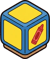 Poufs and ottomans, a sticker from the The Kindergarten world