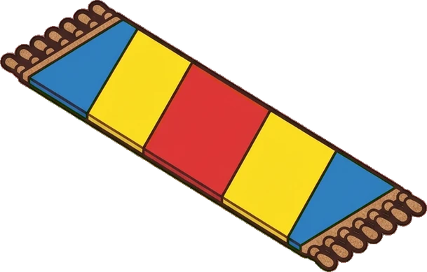 Rugs, a sticker from the The Kindergarten world