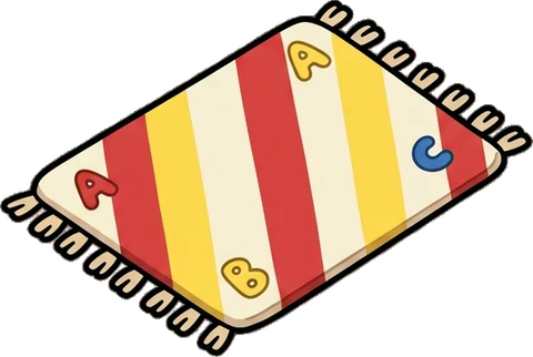 Rugs, a sticker from the The Kindergarten world