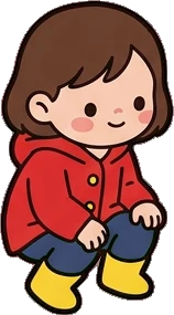 People sitting, a sticker from the The Kindergarten world
