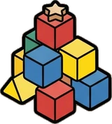 Shelf things, a sticker from the The Kindergarten world