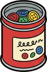 Shelf things, a sticker from the The Kindergarten world