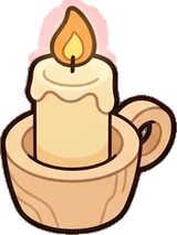 Candles and small lights, a sticker from the The Kindergarten world
