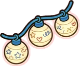 Candles and small lights, a sticker from the The Kindergarten world