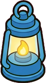 Candles and small lights, a sticker from the The Kindergarten world