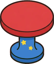 Tables for two, a sticker from the The Kindergarten world