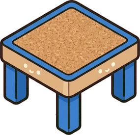 Tables for two, a sticker from the The Kindergarten world