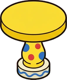 Tables for two, a sticker from the The Kindergarten world