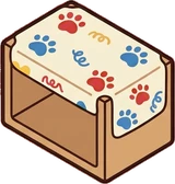 Cushions and blankets, a sticker from the The Kindergarten world