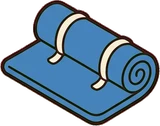 Cushions and blankets, a sticker from the The Kindergarten world