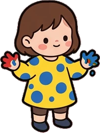 People standing, a sticker from the The Kindergarten world