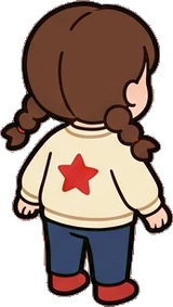 People standing, a sticker from the The Kindergarten world