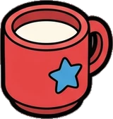 Food and drinks, a sticker from the The Kindergarten world