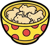 Food and drinks, a sticker from the The Kindergarten world