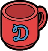 Food and drinks, a sticker from the The Kindergarten world