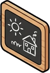 Wall art and frames, a sticker from the The Kindergarten world