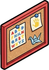 Wall art and frames, a sticker from the The Kindergarten world