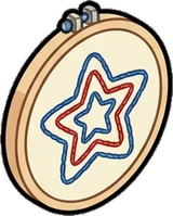 Wall art and frames, a sticker from the The Kindergarten world