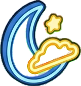 Wall lights, a sticker from the The Kindergarten world