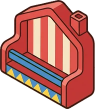 Wall shelves, a sticker from the The Kindergarten world
