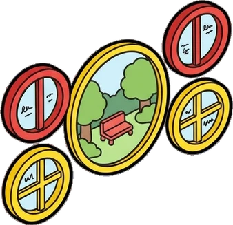 Windows, a sticker from the The Kindergarten world