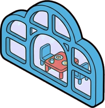 Windows, a sticker from the The Kindergarten world
