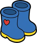 Bags, hats and shoes, a sticker from the The Kindergarten world