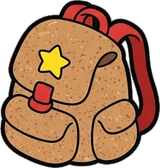 Bags, hats and shoes, a sticker from the The Kindergarten world