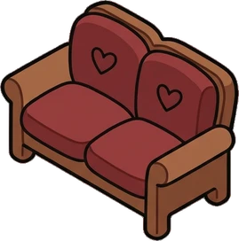 Benches, a sticker from the Little Bookshop world