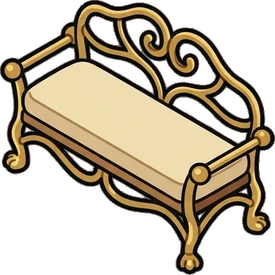 Benches, a sticker from the Little Bookshop world
