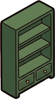 Bookcases, a sticker from the Little Bookshop world