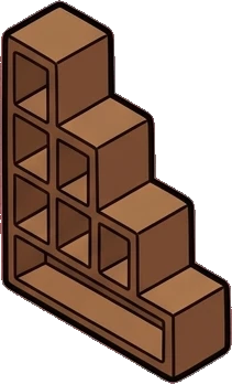 Bookcases, a sticker from the Little Bookshop world