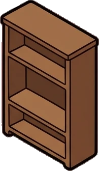 Bookcases, a sticker from the Little Bookshop world