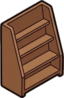 Bookcases, a sticker from the Little Bookshop world