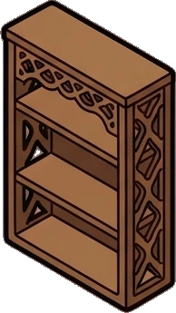 Bookcases, a sticker from the Little Bookshop world
