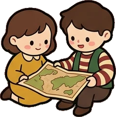 People together, a sticker from the Little Bookshop world