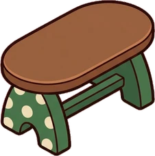 Coffee tables, a sticker from the Little Bookshop world