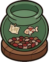 Pet beds and homes, a sticker from the Little Bookshop world