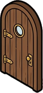 Doors, a sticker from the Little Bookshop world