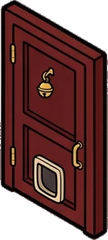 Doors, a sticker from the Little Bookshop world