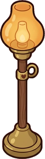 Floor lamps, a sticker from the Little Bookshop world